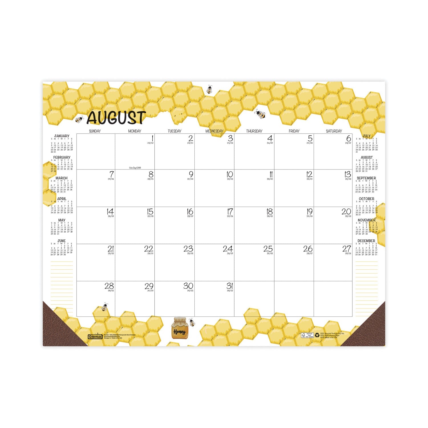 house-of-doolittle-recycled-honeycomb-desk-pad-calendar-num-hod1565_1
